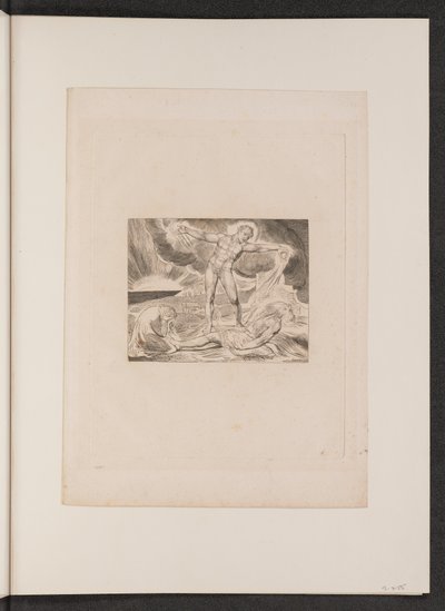 Çıban ile Şeytan Vuran İş by William Blake