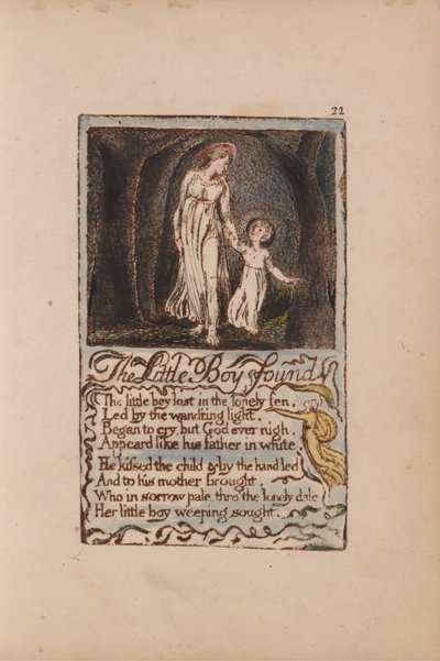 Masumiyet ve Tecrübe Şarkıları, Plaka 22, Bulunan Küçük Çocuk (Bentley 14) by William Blake