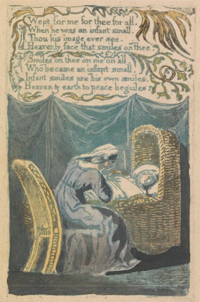 Masumiyet ve Deneyim Şarkıları, Plaka 26, "Bir Beşik Şarkısı" (Bentley 16) by William Blake