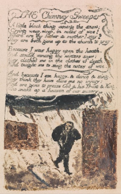 Masumiyet ve Deneyim Şarkıları, Plaka 45, Baca Temizleyici (Bentley 37) by William Blake