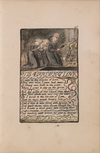 Masumiyet ve Deneyim Şarkıları, Plaka 45, Aşk Bahçesi (Bentley 44) by William Blake