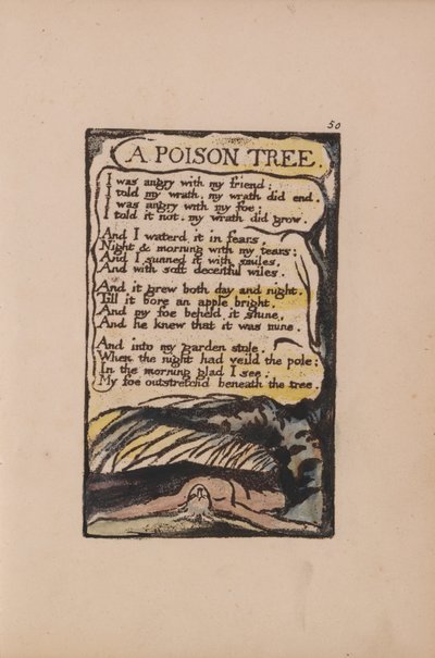 Masumiyet ve Deneyim Şarkıları, Plaka 50, Bir Zehir Ağacı (Bentley 49) by William Blake
