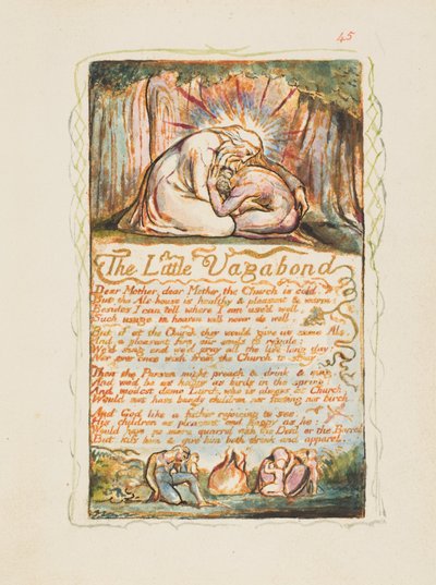 Masumiyet ve Deneyim Şarkıları: Küçük Serseri, yaklaşık. 1825. by William Blake
