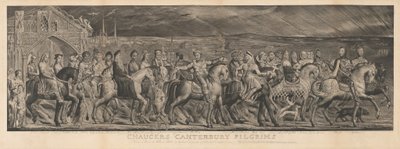 Canterbury Hacıları, 1810. by William Blake