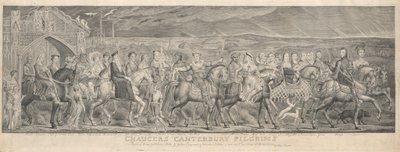 Canterbury Hacıları, 1810. by William Blake