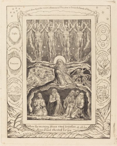 Yaratılış, 1825. by William Blake
