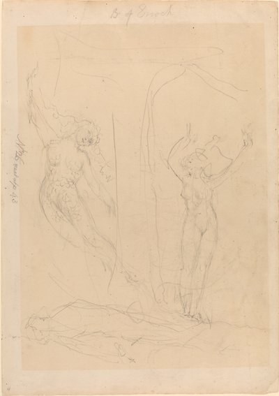Erkeklerin Kızı Siren Oluyor by William Blake