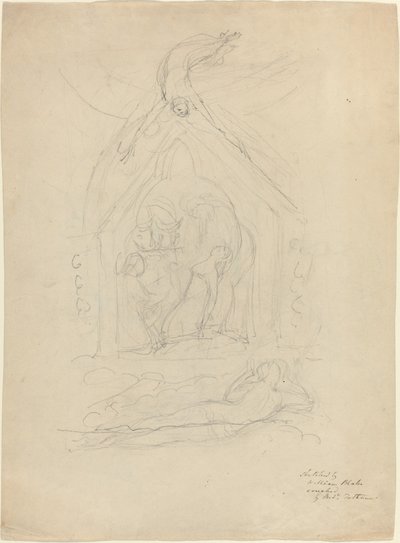 Barışın İnişi [rekto] by William Blake