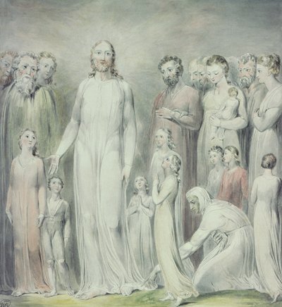 Kan Sorunlu Kadının İyileşmesi by William Blake