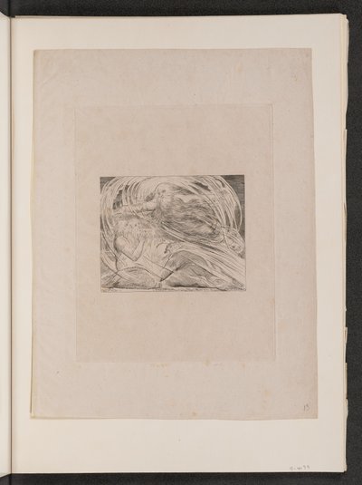 Rab İşi Kasırgadan Yanıtlıyor by William Blake