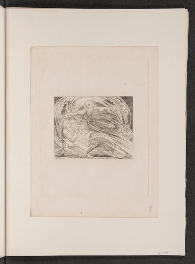 Lord, Kasırgadan Çıkan İşe Cevap Veriyor, 1825. by William Blake