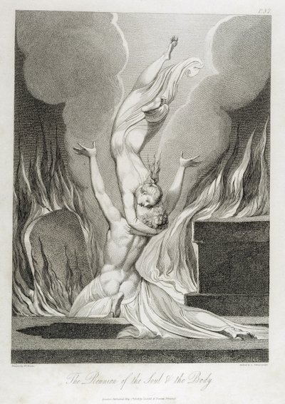 The Reunion of the Soul and the Body, pl.13, William Blake