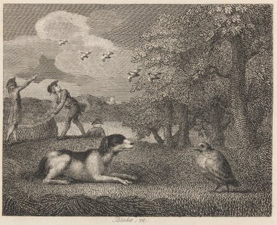 Ayar köpeği ve Keklik by William Blake