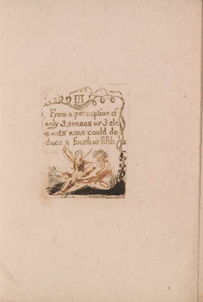 Doğal Din Yoktur, Levha 5, III Bir Algıdan. . . . (Bentley a6) by William Blake