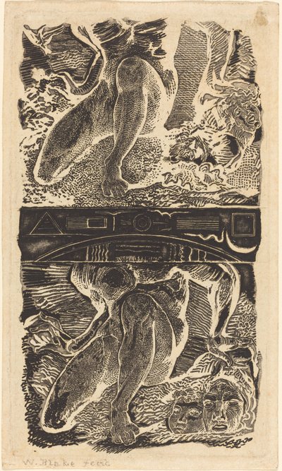 Bilinmeyen konu Gökyüzüne bakmasına ve parlak havada gülmesine izin verin, muhtemelen c. 1805. by William Blake