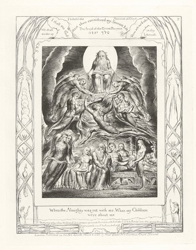Her Şeye Gücü Yeten benimleyken, Çocuklarım yanımdayken by William Blake