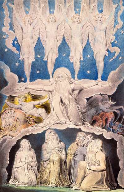 Sabah Yıldızları Birlikte Şarkı Söylediğinde by William Blake