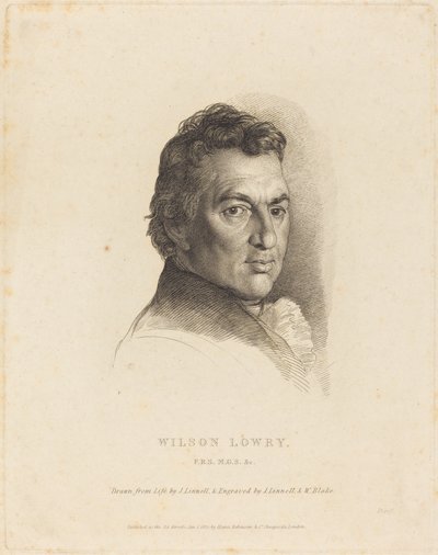 Wilson Lowry, 1825. by William Blake