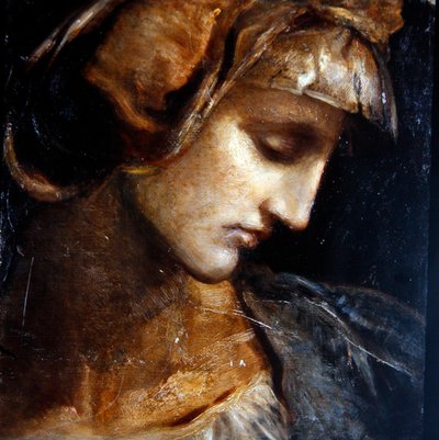 Klasik Baş Çalışması, c.1865 (gemideki yağ) by William Blake Richmond