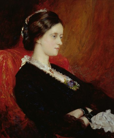 Hon portresi. Bayan Emily Meynell-Ingram (1840-1904) 1884 (tuval üzerine yağlı boya) by William Blake Richmond