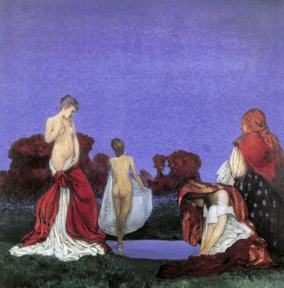 Çingene Banyosu (kağıt üzerinde w/c) by William Blamire Young