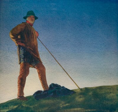 Çoban Şafakta Silahları duyar, c1910, c1932 by William Blamire Young