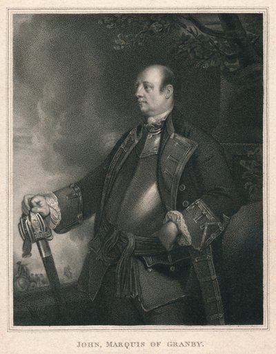 John, Granby Marquis, c1758-1760, 1810. by William Bond