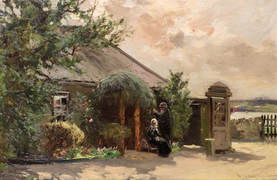 Balgay Lodge, Dundee (tuval üzerine yağlı boya) by William Bradley Lamond