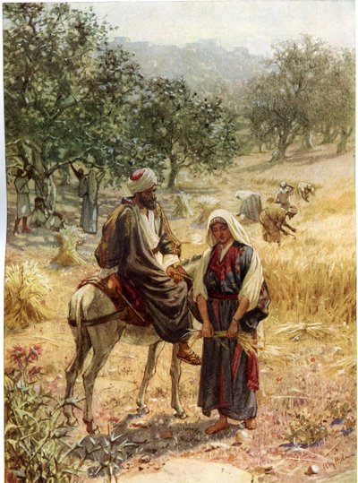 Boaz and Ruth - Bible by William Brassey Hole