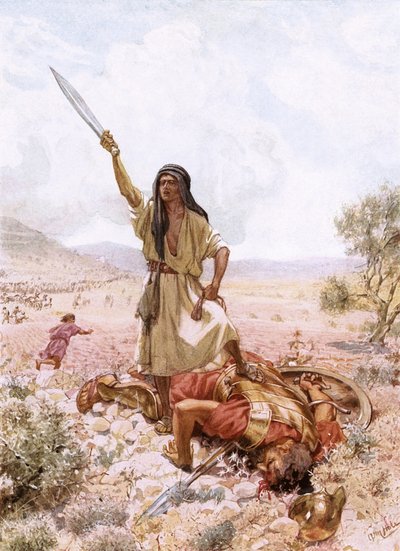 David ve Goliath by William Brassey Hole