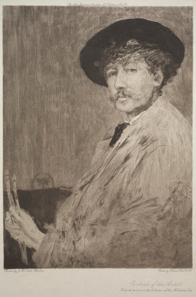 James McNeill Whistler, 1897. by William Brassey Hole
