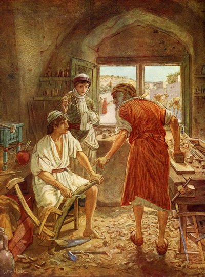 İsa genç bir adam olarak - İncil by William Brassey Hole