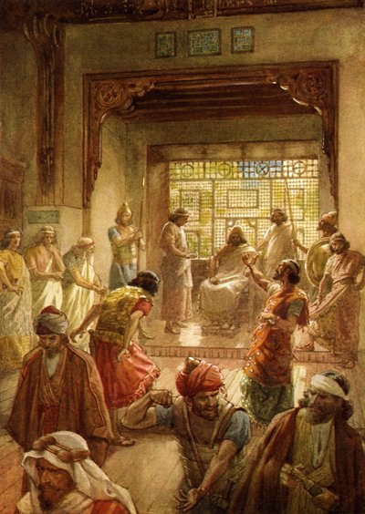The Division of the Kingdoms under Rehoboam - Bible by William Brassey Hole