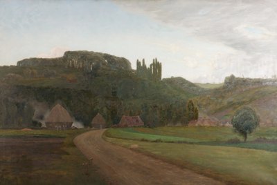 Crecy Köyü yakınlarında, Fransa by William Bright Morris