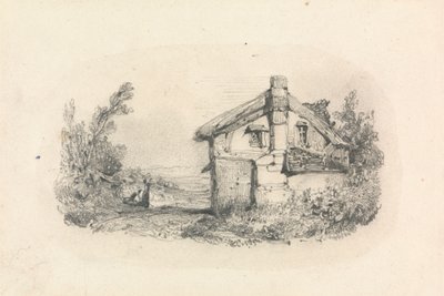 Manzara İçinde Kulübe by William Callow