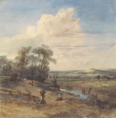Wynants'tan Sonra Manzara (Louvre'da) by William Callow