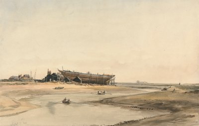 Gemi İnşası by William Callow