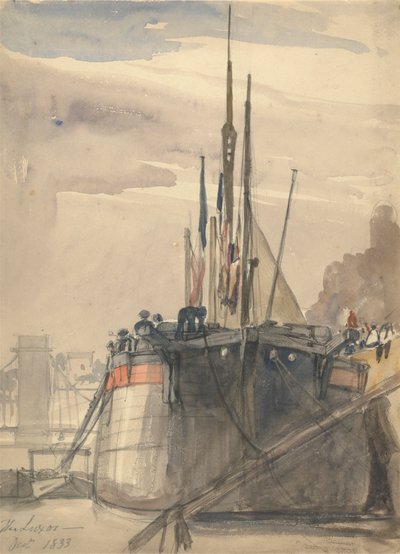 Luksor, Paris, Aralık 1833 by William Callow