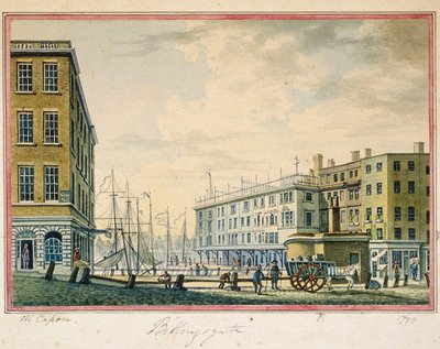 Billingsgate Pazarı, Londra, 1799 by William Capon