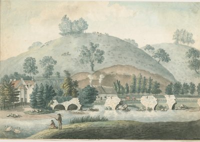 Wolseley Köprüsü: sulu boya, nd [1796-1839] by William Carter