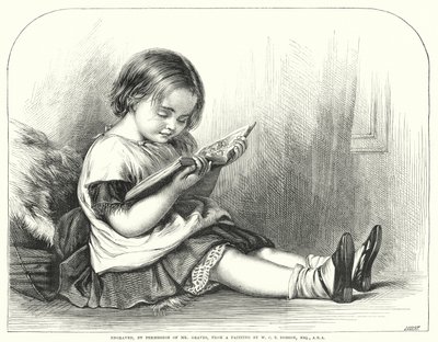 Okuma (gravür) by William Charles Thomas (after) Dobson