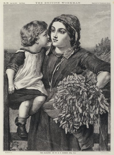 Gleaner (gravür) by William Charles Thomas (after) Dobson