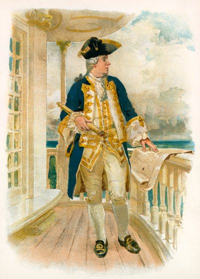 Amiral, 18. yüzyıl by William Christian Symons