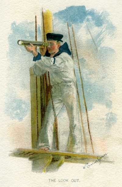 Dışarı Bak, c1890-c1893. by William Christian Symons