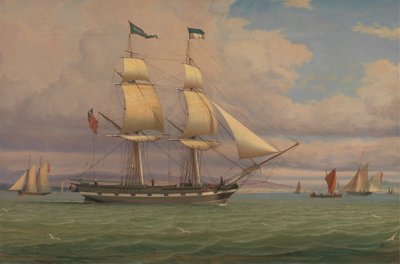 Rüzgarın Önündeki İngiliz Tugayı 'Norval' by William Clark