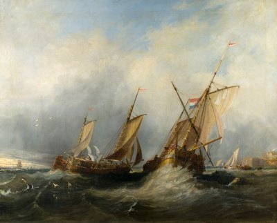 Brill Alarak Hollandalı Nakliye Gemileri by William Clarkson (attr. to) Stanfield