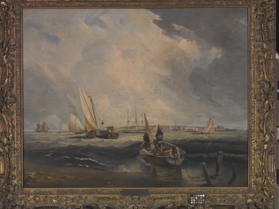 Bligh Sands, Sheerness (tuval üzerine yağlıboya) by Clarkson Frederick Stanfield