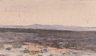 Manzara: Uzakta Dağ ve Vadi by William Collins