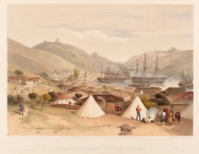 ?Denize bakan Balaklava?, 1855 by William Crimea Simpson