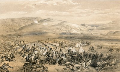 Ağır süvari tugayının hücumu, 25 Ekim 1854 by William Crimea Simpson